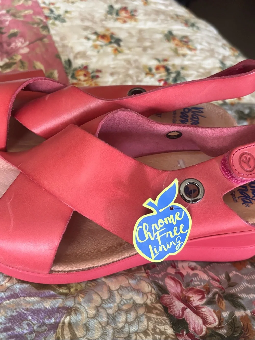 Wanda Panda “Martina” Wedge-Size 37-NWT